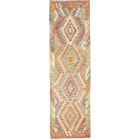 Kilim 84x289 Cm Kilim Afghanistan Hand-carded Wool Cotton