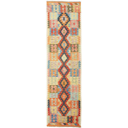 Kilim 78x286 Cm Kilim, Afghanistan, Hand-carded Wool