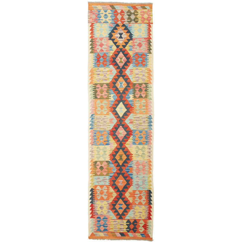 Kilim 78x286 Cm Kilim, Afghanistan, Hand-carded Wool