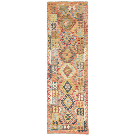 Kilim 88x288 Cm Kilim, Afghanistan, Hand-carded Wool