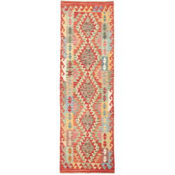 Kilim 77x248 Cm Kilim, Afghanistan, Hand-carded Wool (warp: