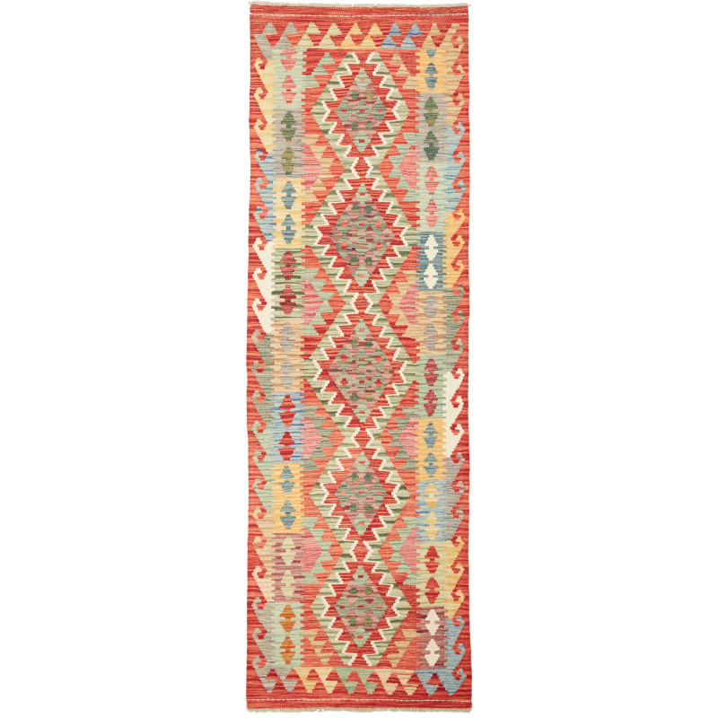 Kilim 77x248 Cm Kilim, Afghanistan, Hand-carded Wool (warp: