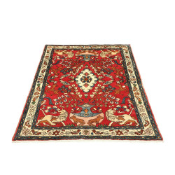 110x154 Cm Tappeto Orientale Annodato A Mano