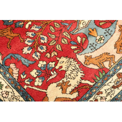 110x154 Cm Tappeto Orientale Annodato A Mano