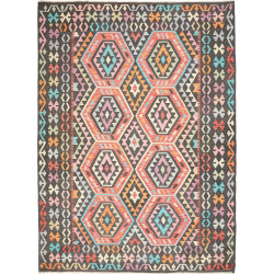 Kilim 206x278 Cm Kilim Afghanistan Hand-carded Wool (warp: