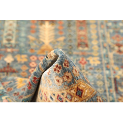 Rug Tribal Pakistan 80x273 Muted Teal-blue Terr