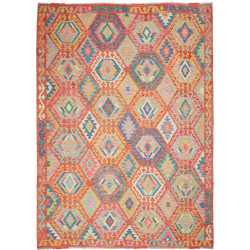 Kilim 207x293 Cm Kilim Afghanistan Hand-carded Wool (warp:
