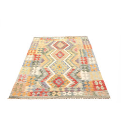 Kilim 129x182 Cm Kilim Afghanistan, Hand-carded Wool cotton