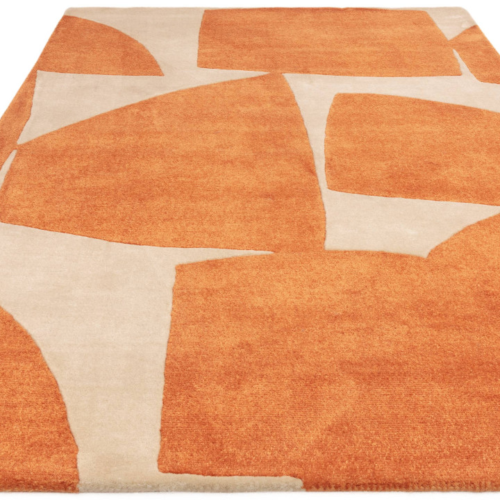 Rug Romy abstract copper beige 200x290 cm