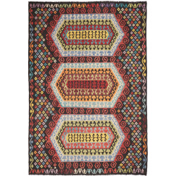 Kilim 201x289 Cm Afghan Kilim Hand-carded Wool