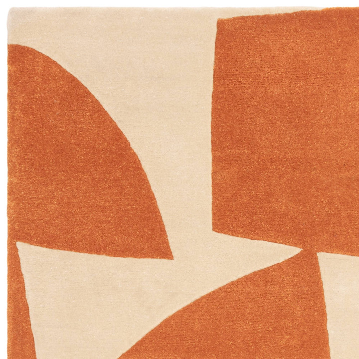 Tappeto Romy astratto rame e beige 200x290 cm