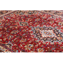 Mashad 243x340 Cm Mashad, Persia, Lana Cardata A Mano
