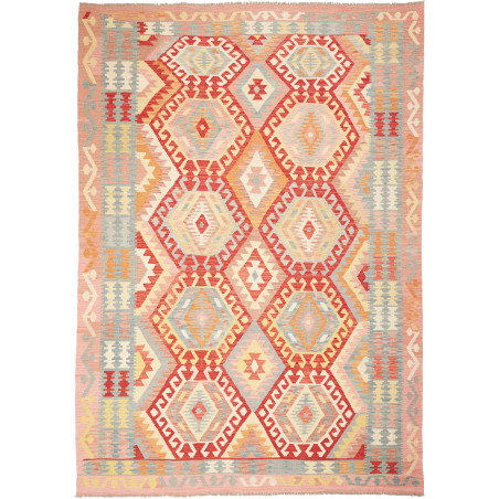 Kilim 211x299 Cm Kilim Afghanistan Hand-carded Wool Cotton