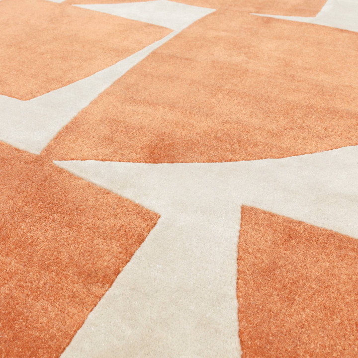 Rug Romy abstract copper beige 200x290 cm