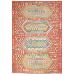 Kilim 208x301 Cm Kilim, Afghanistan, Hand-carded Wool (warp: