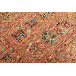 Tappeto Rubin Pakistan 123x180 Ruggine Terracot