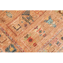 Tappeto Rubin Pakistan 124x185 Terracotta
