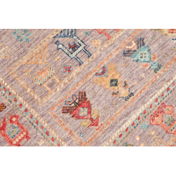 Tappeto Rubin Pakistan 124x194 Grigio-malva Pol