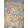 Kilim 213x293 Cm Kilim Afghanistan, Hand-carded Wool (warp