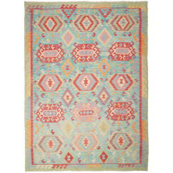 Kilim 205x282 Cm Kilim, Afghanistan. Hand-carded Wool,