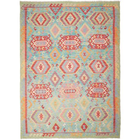 Kilim 205x282 Cm Kilim, Afghanistan. Hand-carded Wool,