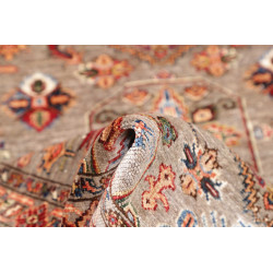 Rug Kazak Fine Pakistan 91x150 Grey Brown Red B