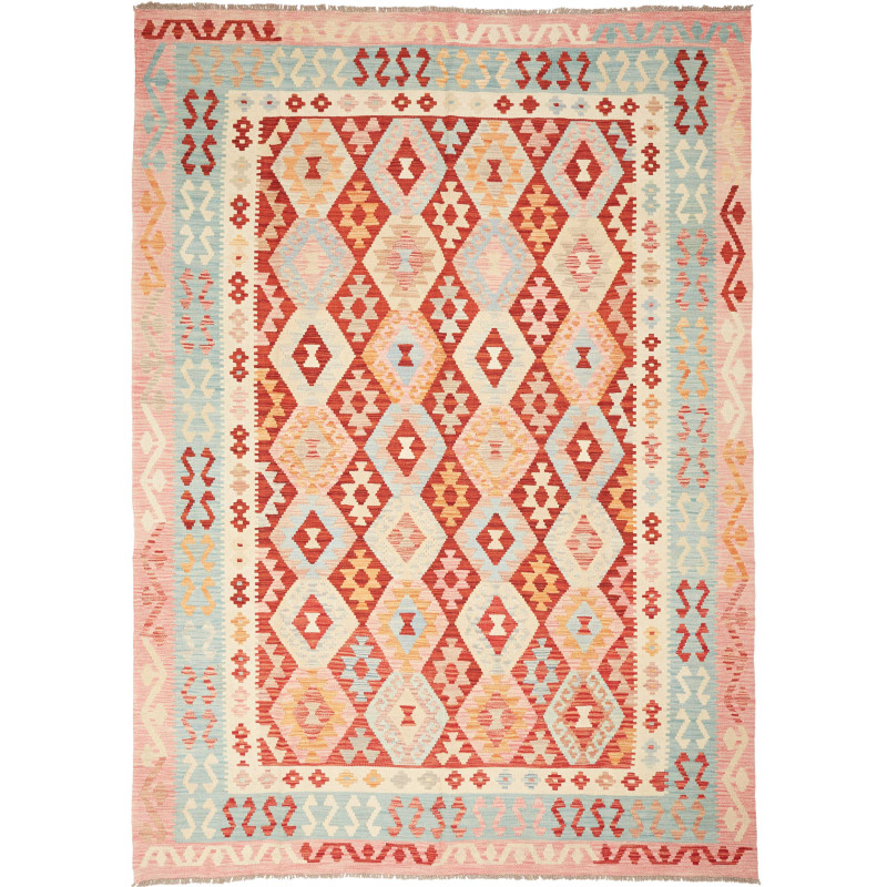 Kilim 208x288 Cm Kilim Afghanistan Hand-carded Wool Cotton