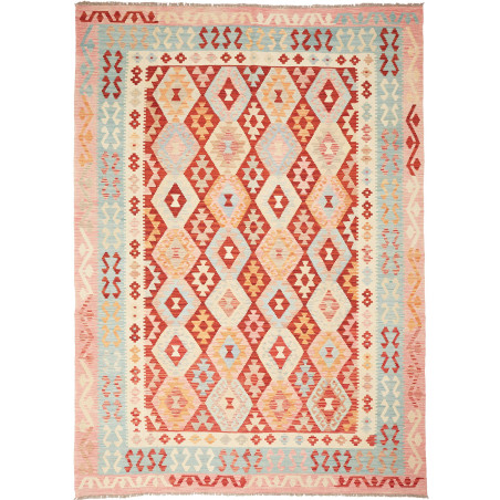 Kilim 208x288 Cm Kilim Afghanistan Hand-carded Wool Cotton