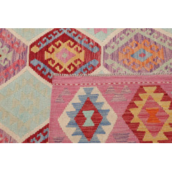 Tappeto Kilim Afghanistan 300x384 Azzurro Paste
