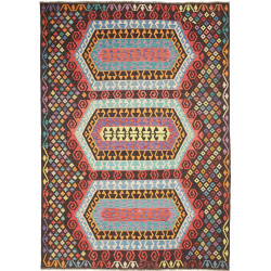 Kilim 206x289 Cm Kilim, Afghanistan, Hand-carded Wool (warp: