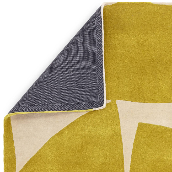 Rug Romy geometric yellow beige 160x230 cm