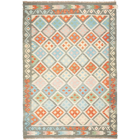 Kilim 208x299 Cm Kilim, Afghanistan, Hand-carded Wool (warp: