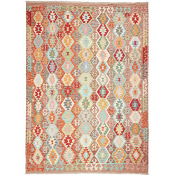 Kilim 210x284 Cm Kilim, Afghanistan, Hand-carded Wool (warp: