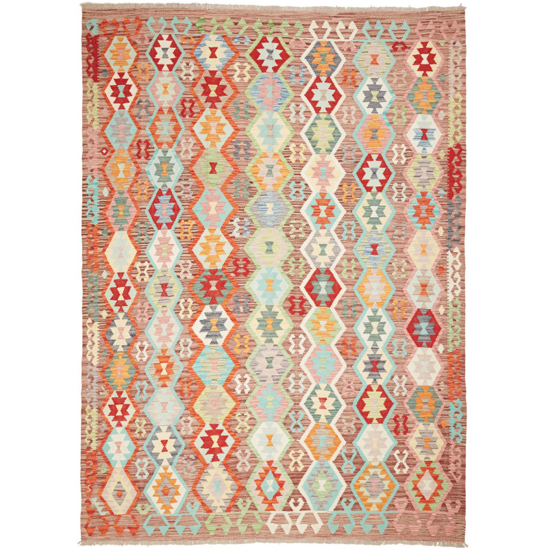 Kilim 210x284 Cm Kilim, Afghanistan, Hand-carded Wool (warp: