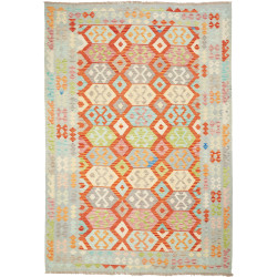 Kilim 201x289 Cm Kilim, Afghanistan, Hand-carded Wool (warp: