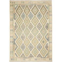 Kilim 207x289 Cm Kilim Afghanistan, Hand-carded Wool (cotton