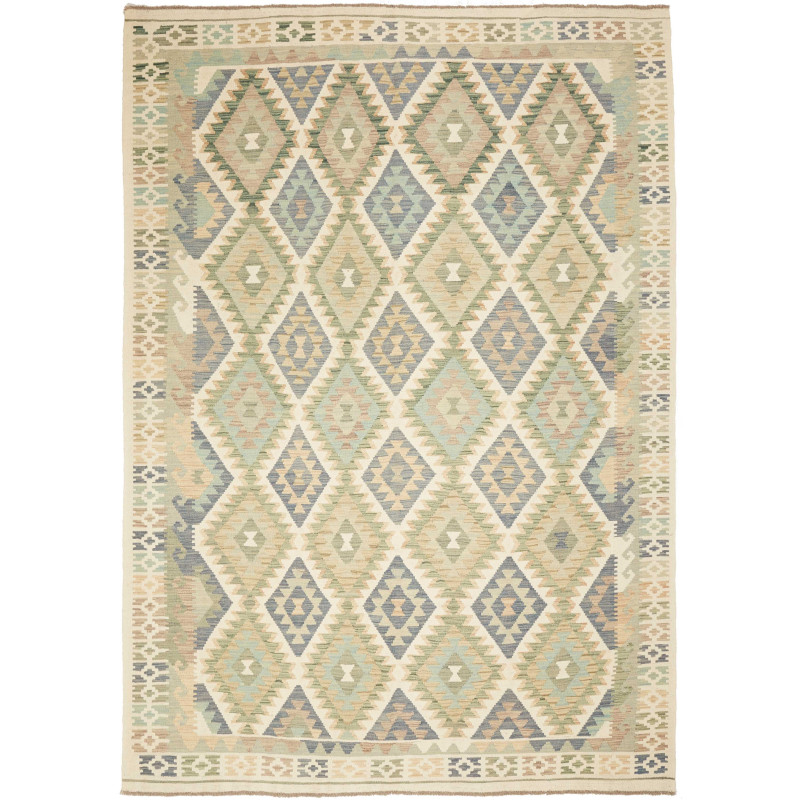 Kilim 207x289 Cm Kilim Afghanistan, Hand-carded Wool (cotton