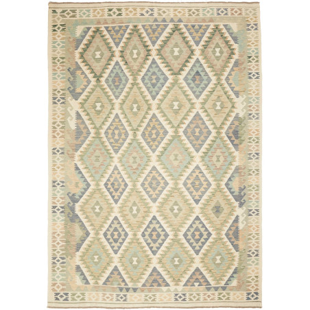 Kilim 207x289 Cm Kilim Afghanistan, Hand-carded Wool (cotton