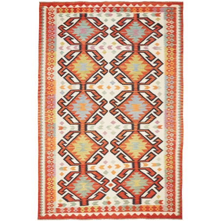 Kilim 198x298 Cm Kilim Afghanistan Hand-carded Wool (warp: