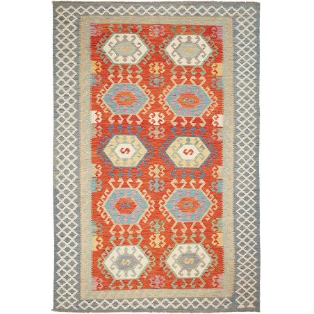 Kilim 206x308 Cm Kilim, Afghanistan, Hand-carded Wool (warp: