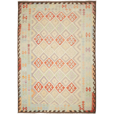 Kilim 211x302 Cm Kilim Afghanistan Hand-carded Wool