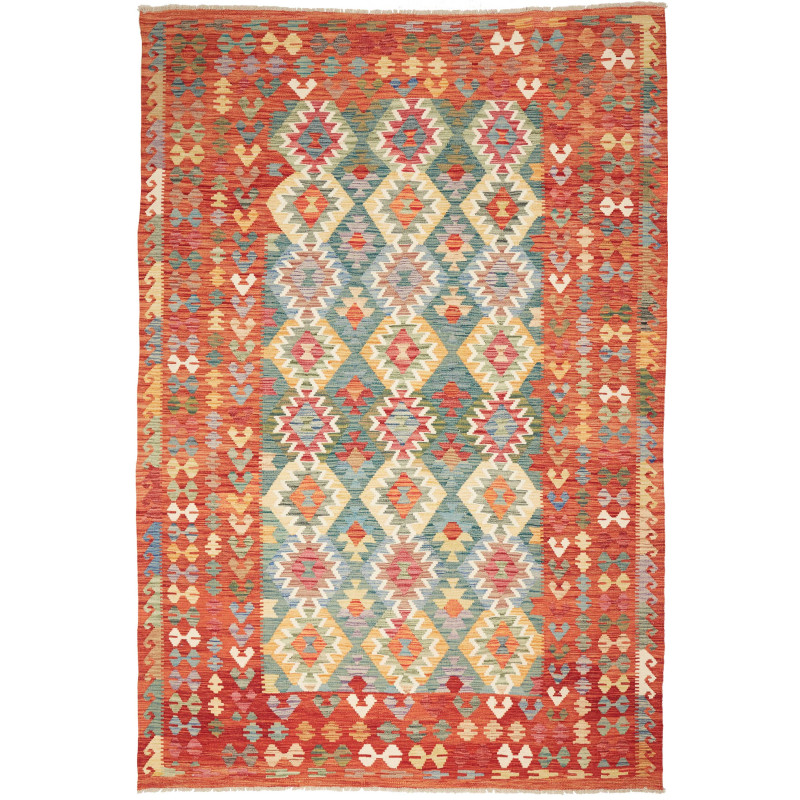 Kilim 203x300 Cm Kilim, Afghanistan, Hand-carded Wool (warp: