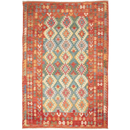 Kilim 203x300 Cm Kilim, Afghanistan, Hand-carded Wool (warp: