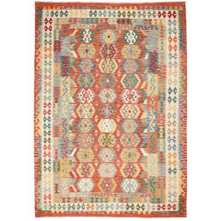Kilim 209x301 Cm Kilim, Afghanistan, Hand-carded Wool,