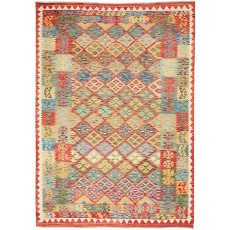 Kilim 205x288 Cm Kilim, Afghanistan, Hand-carded Wool,