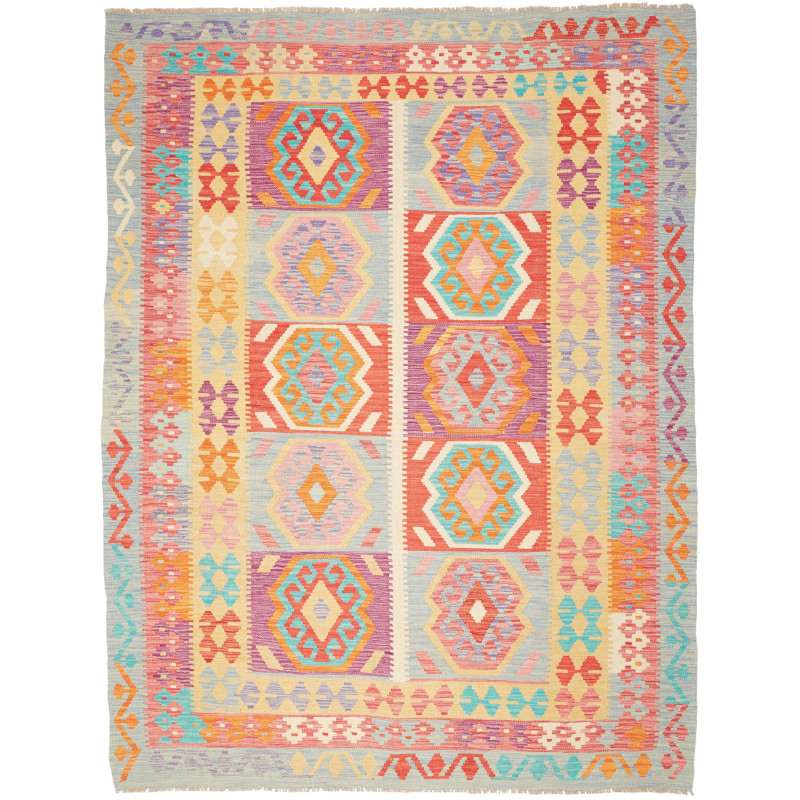 Kilim 178x240 Cm Kilim Afghanistan Hand-carded Wool Cotton