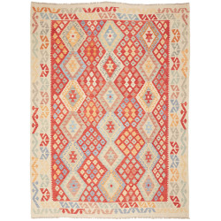 Kilim 183x245 Cm Kilim Afghanistan, Hand-carded Wool (warp:
