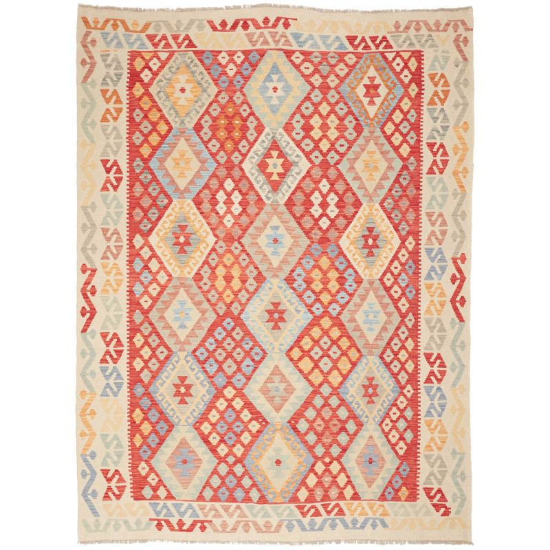 Kilim 183x245 Cm Kilim Afghanistan, Hand-carded Wool (warp: