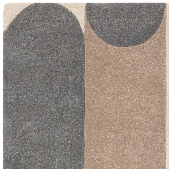 Rug Romy geometric beige dark blue dark green gr