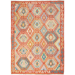 Kilim 174x234 Cm Afghan Kilim, Hand-carded Wool